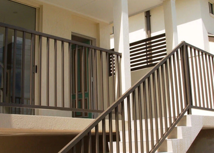 Aluminium Balustrade for Outdoor Stairs by Superior Screens