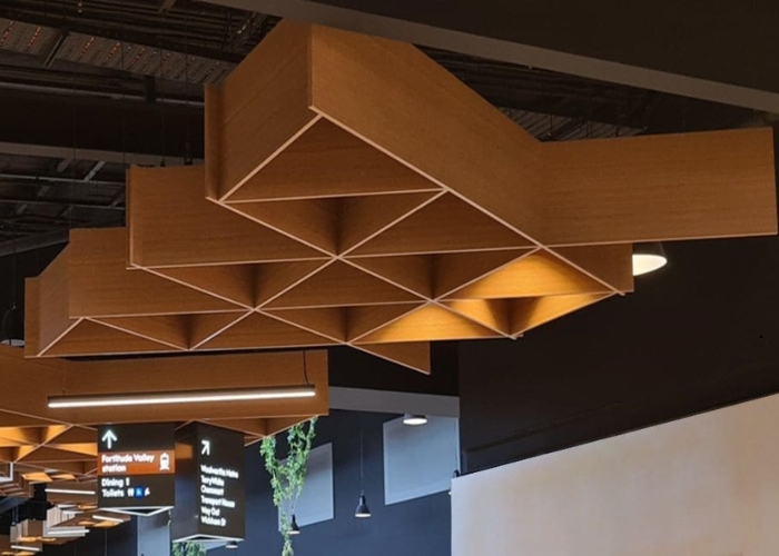 WAFFLE Grid Ceilings for Architectural Depth by SUPAWOOD