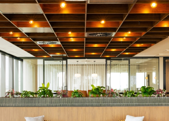 WAFFLE Grid Ceilings for Architectural Depth by SUPAWOOD