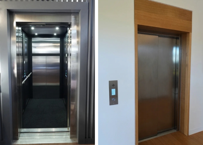 Commercial Lift with Hidden Stretcher Space by Shotton Lifts