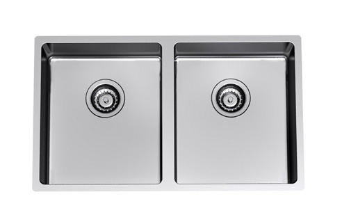 evolution double bowl undermount sink