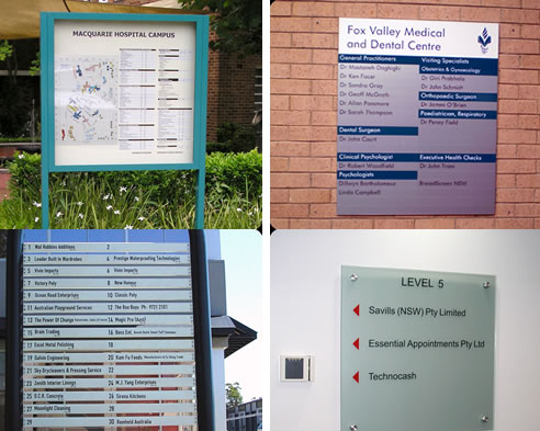 directory signage