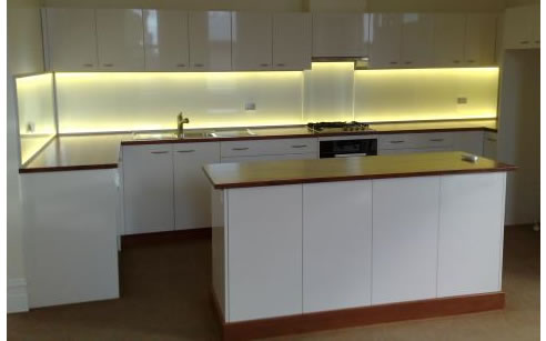 illuminated splashback