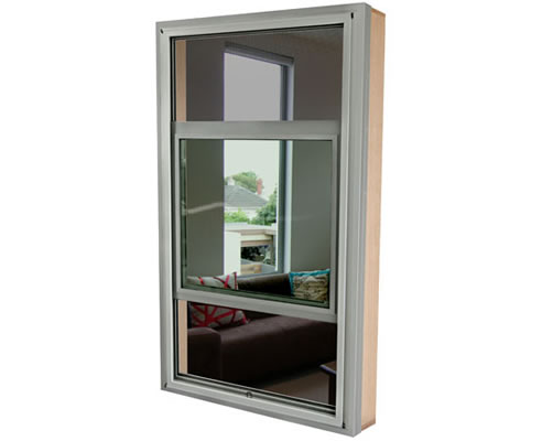 double hung window