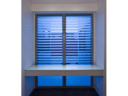 louvred window framing