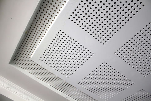 perforated acoustic ceiling