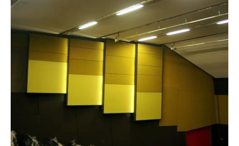 acoustic panels in auditorium