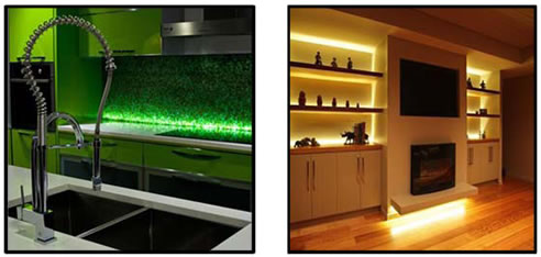 coloured led strip lighting