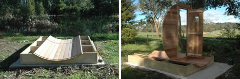 custom made barrel sauna construction