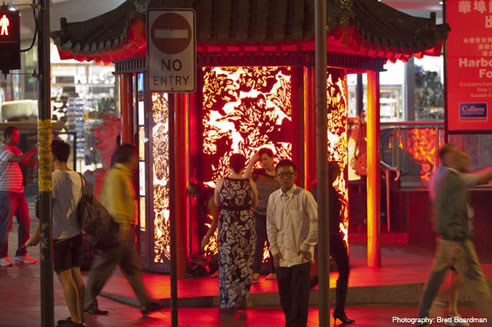 red lantern: chinatown kiosk