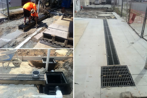 driveway drainage system