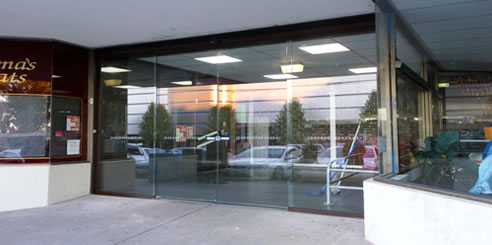 automatic glass doors