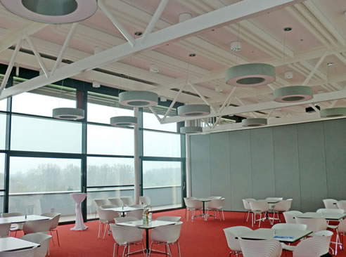 quietfoam® linear acoustic ceiling blades