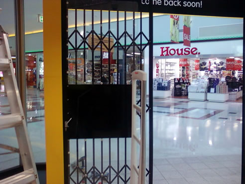 shopfront security trellis