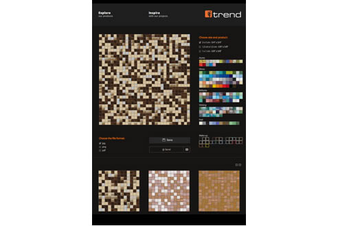 trend custom mix mosaics page