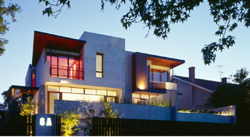 modern home concrete