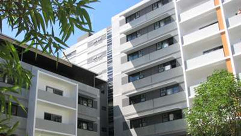 apartment block concrete