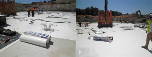 waterproof membrane application