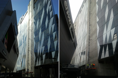 building facade construction