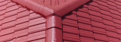 red roof tiles