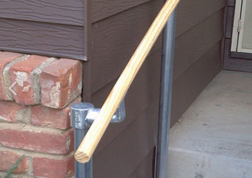 hand rail galvanised