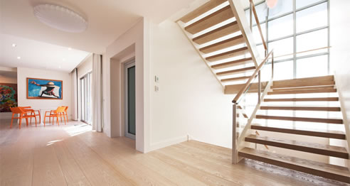 modern staircase neutral