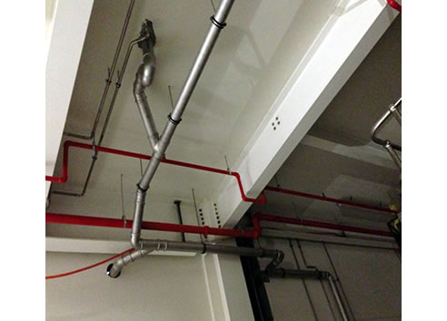 stainless steel pipe work