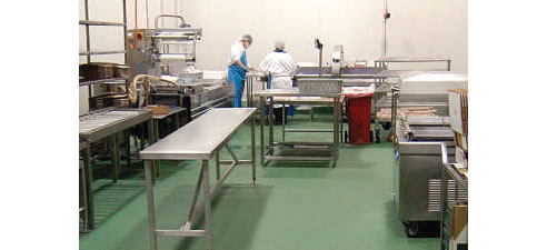 ucrete dp non-slip food processingfactory floor