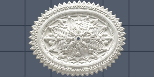 plaster ceiling rose