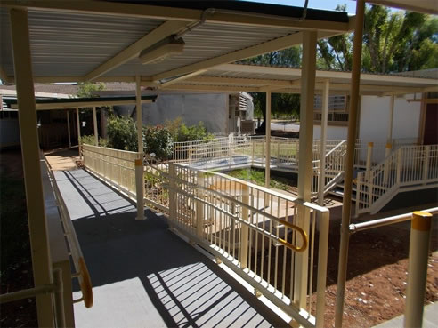 ramps and handrails barellan central school