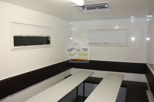 small transportable site office interior