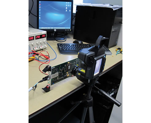 thermal camera testing pcb