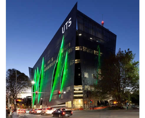 uts building lighting