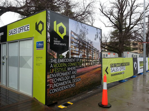 promotional graphic signage