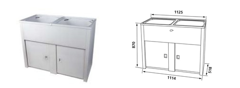 Twin Cabinet Laundry Tub Sink And Bathroom Shop