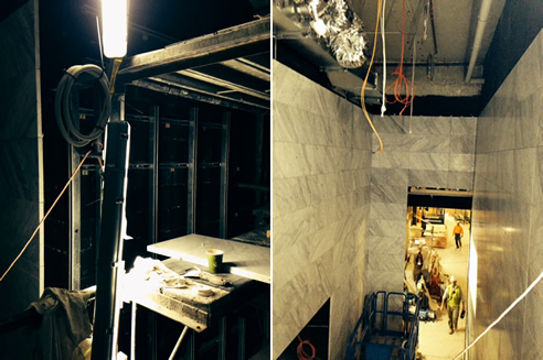 fixing carrera marble panel 50 martin place interior