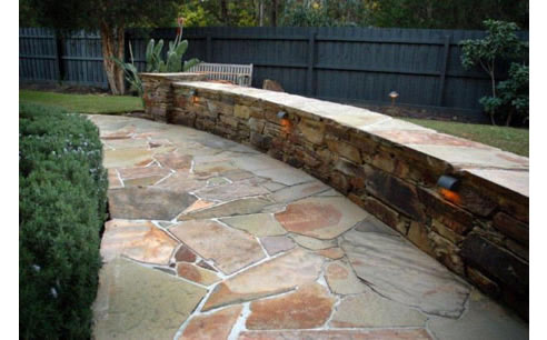 slate stone walls