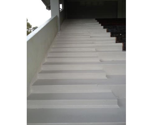 armafloor coated pavilion steps