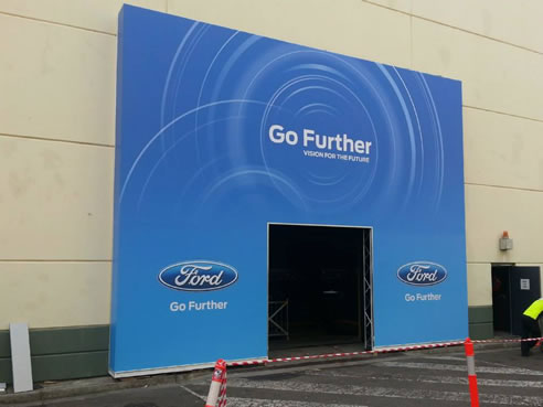 entrance graphics ford event