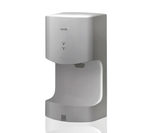 silver verde mini electric hand dryer