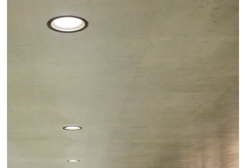 recessed exterior downlights