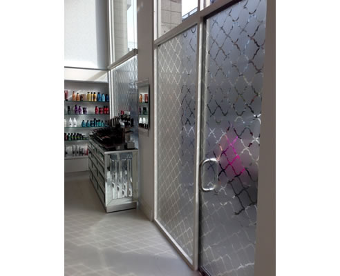 decorative privacy film tremayne hair salon