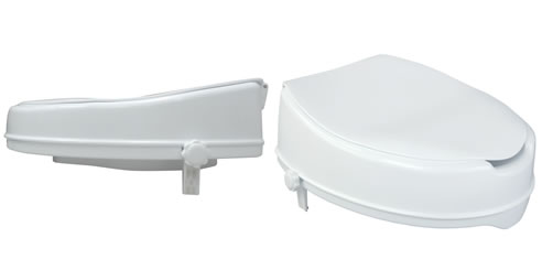 raised height toilet seat profile