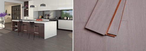 dark grey bamboo flooring