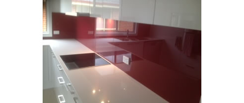 marsala acrylic splashback