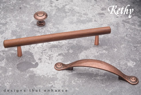 copper knobs and handles