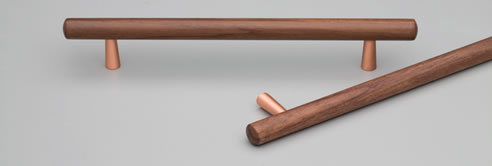 straight copper handle