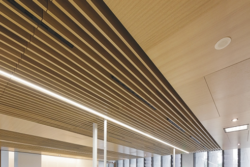 slatted ceiling timber