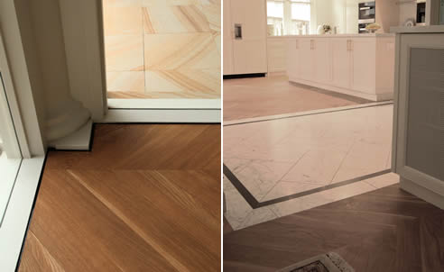 solid oak chevron floor