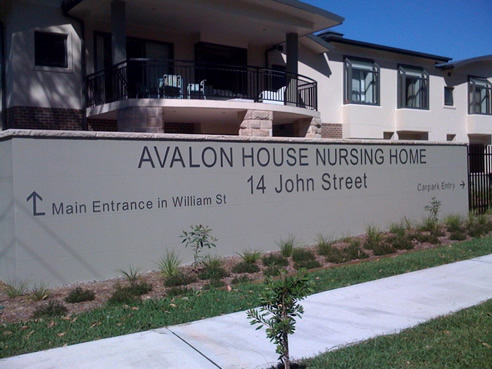 front fence signage